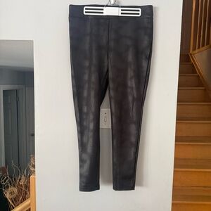 🇨🇦 Addition Elle Liquid Faux Leather Jeggings Black Moto Style Plus size